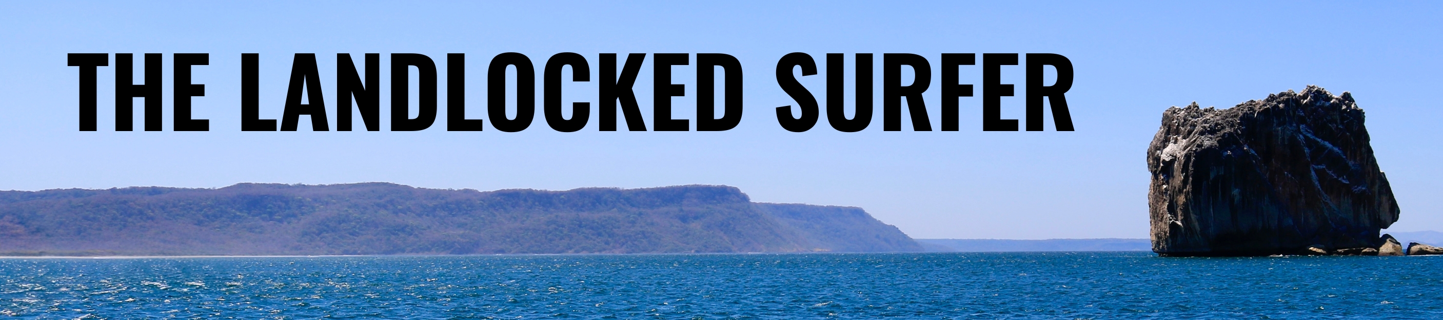 The Landlocked Surfer Banner
